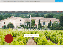 Tablet Screenshot of domaine-st-pierre.com